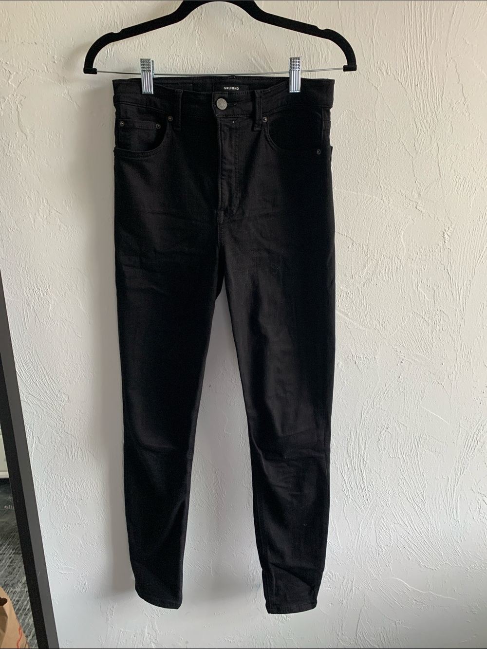 GRLFRND size 25 Black Kendall High-Rise Skinny Jeans